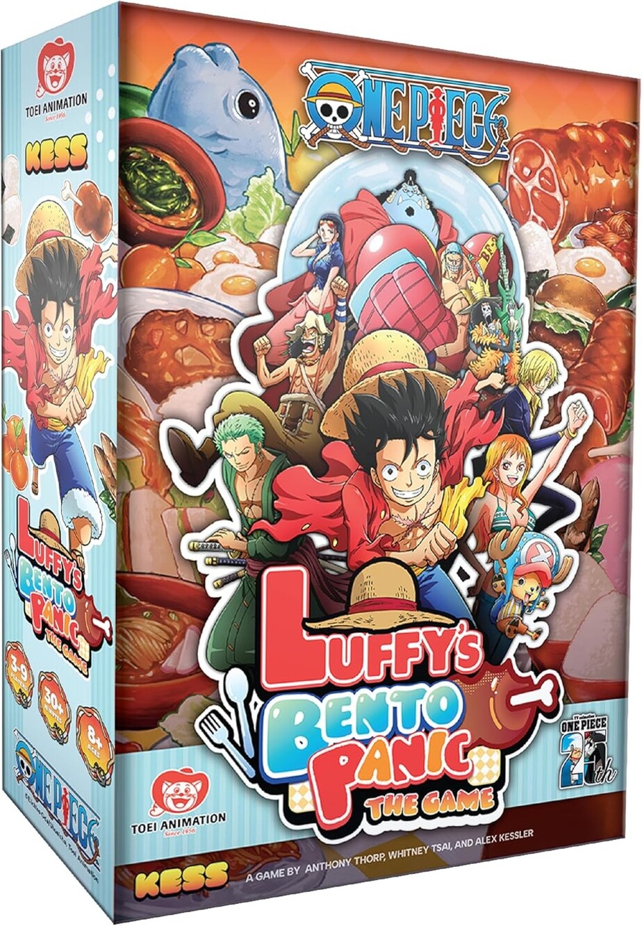 One Piece Luffy's Bento Panic : Party Card Game, 3-9 Players, Ages 8+